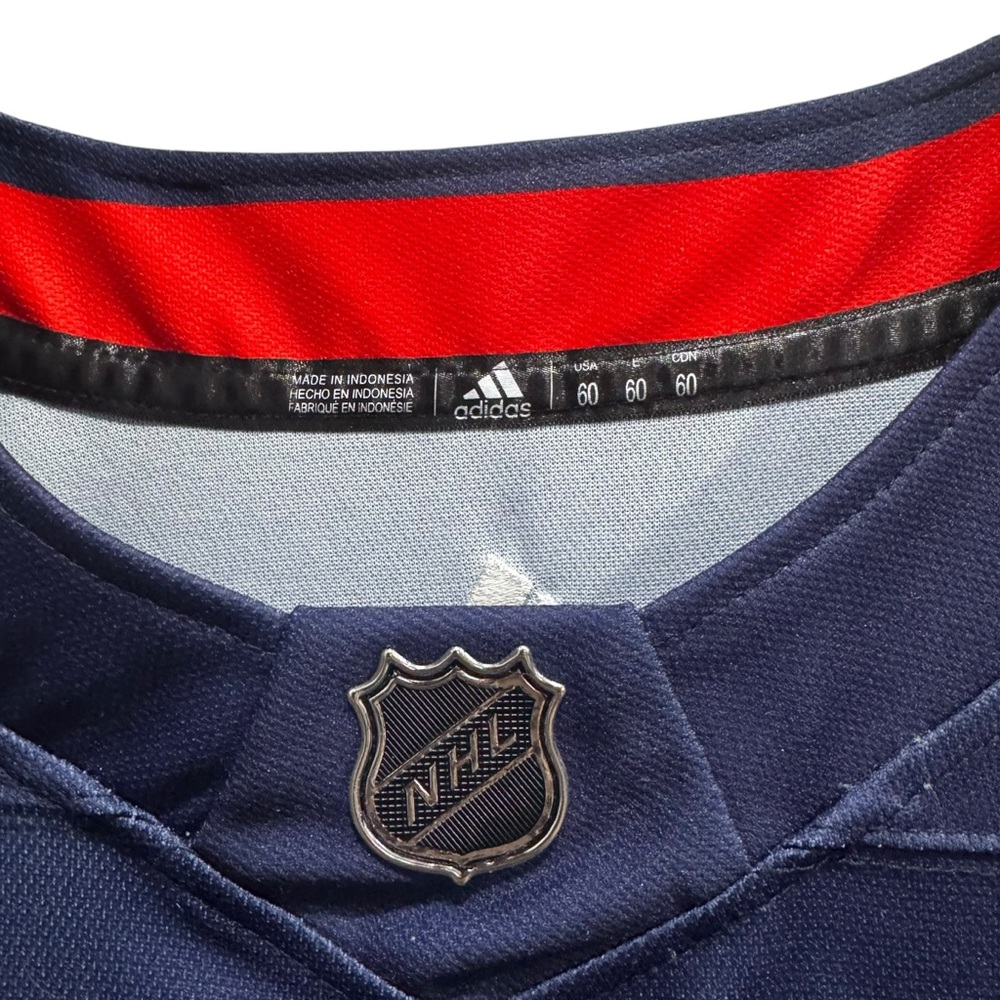 Adidas Replica NY Rangers Reverse Retro Dark Blue and Red NHL Kreider Jersey - Picture 3 of 7